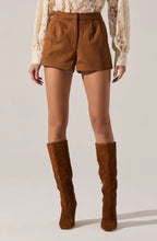 Load image into Gallery viewer, ASTR | Jude Faux Suede Shorts
