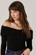 Load image into Gallery viewer, Sansa Gathered Off Shoulder Top
