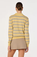 Load image into Gallery viewer, Dora Striped Polo Sweater
