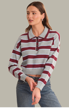 Load image into Gallery viewer, Vera Double Collar Pullover
