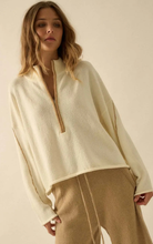 Load image into Gallery viewer, Textured Knit Half-Zip Sweater
