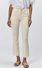 Load image into Gallery viewer, Jeanne Mid Rise Crop Flare | Wheat

