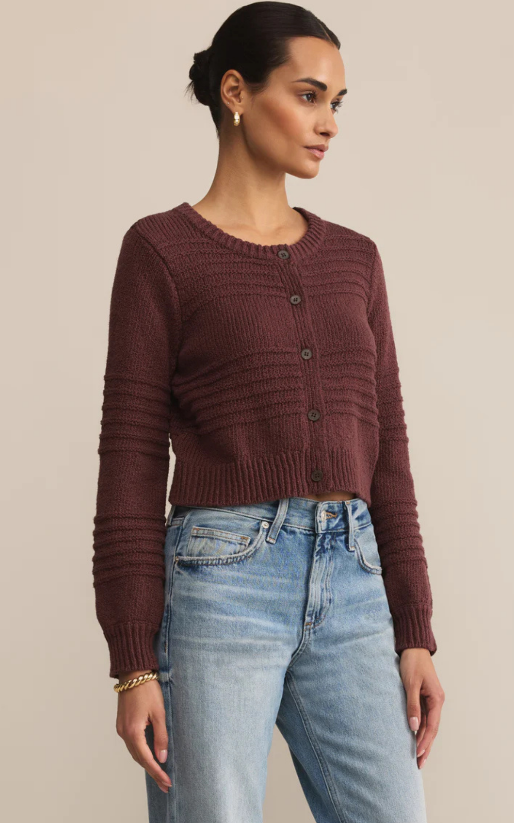 Between the Lines Cardigan | Sandalwood