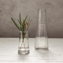 Load image into Gallery viewer, Hammered Glass Vase | 2 Sizes
