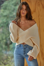 Load image into Gallery viewer, Emmy Sweater Top | Cream
