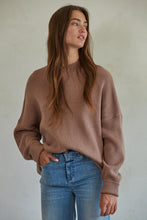 Load image into Gallery viewer, Riley Sweater | Mocha Brown
