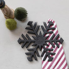 Load image into Gallery viewer, Cast Iron Snowflake Trivet
