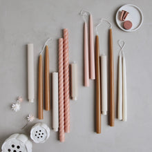 Load image into Gallery viewer, 10&quot; Ribbed Taper Candles | Meil
