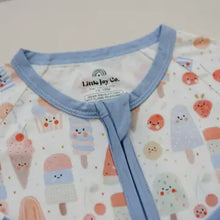 Load image into Gallery viewer, Bamboo Zippy Pajamas | Sweet Summertime
