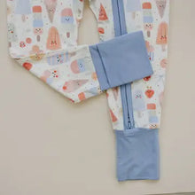 Load image into Gallery viewer, Bamboo Zippy Pajamas | Sweet Summertime
