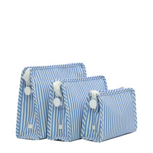 Load image into Gallery viewer, Roadie Pouch | Large | Stripe Chambray
