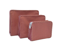 Load image into Gallery viewer, Roadie Pouch | Small | Gingham Red
