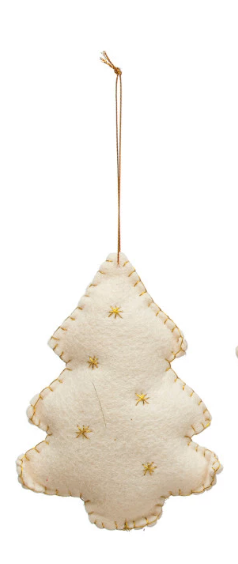 Fabric Holiday Ornament | 4 Styles