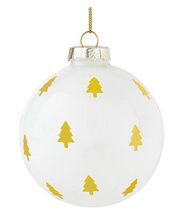 Load image into Gallery viewer, Glass Ornament Set | FaLaLa + Tree | Set of 2
