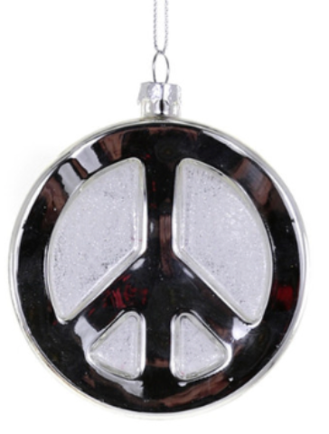 Peace Sign Ornament | 2 Colors