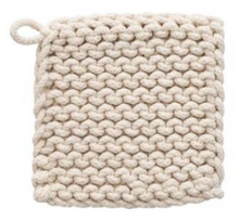 Load image into Gallery viewer, Cotton Crocheted Pot Holder | 4 Colors
