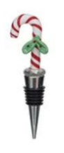 Load image into Gallery viewer, Hand-Painted Holiday Icon Glass Wine Stopper | 8 Styles
