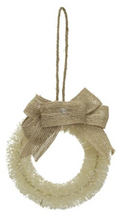 Load image into Gallery viewer, Sisal Wreath Ornament  | 2 Colors
