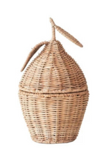 Load image into Gallery viewer, Rattan Lemon Shaped Baskets | Set of 2
