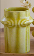 Load image into Gallery viewer, Chartreuse Ceramic Vases | 3 Sizes
