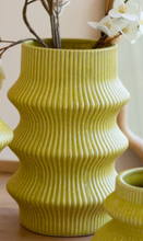 Load image into Gallery viewer, Chartreuse Ceramic Vases | 3 Sizes
