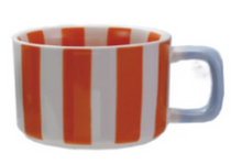 Load image into Gallery viewer, Hand-Painted Striped Mug | 4 Colors
