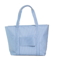 Load image into Gallery viewer, Jumbo Tote | Stripe Chambray
