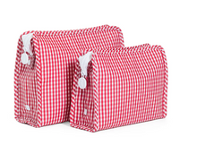 Load image into Gallery viewer, Roadie Pouch | Large | Gingham Red

