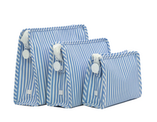 Load image into Gallery viewer, Roadie Pouch | Small | Stripe Chambray
