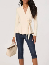 Load image into Gallery viewer, ASTR | Dayna Wrap Sweater Top
