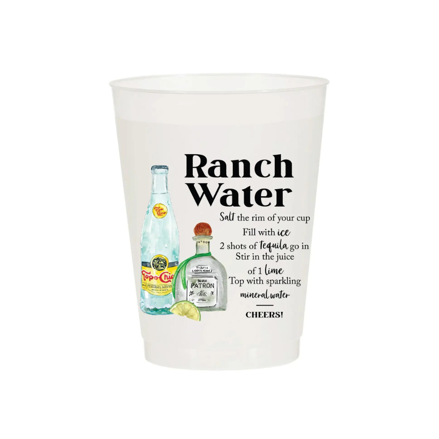 Reusable Cups | Ranch Water | Set of 6