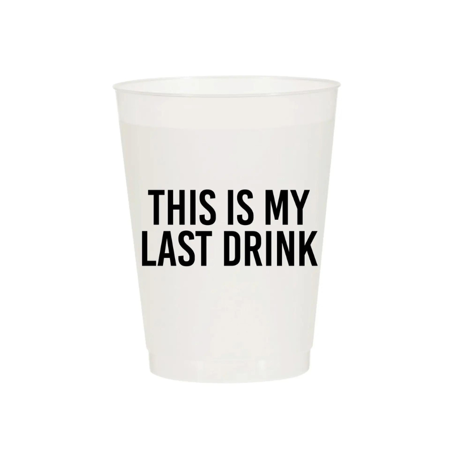 Reusable Cups | Last Drinks | Set of 6