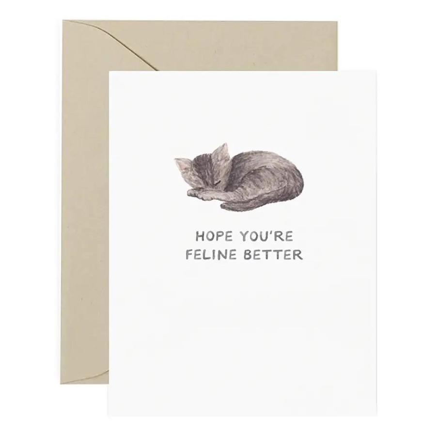 Feline Better Sympathy Card