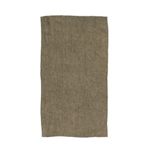 Load image into Gallery viewer, Stonewashed Linen Tea Towel | Olive
