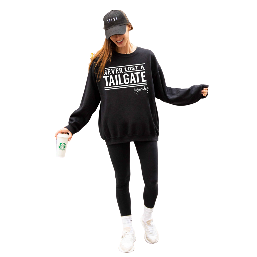 Never Lost a Tailgate Sweatshirt | Black