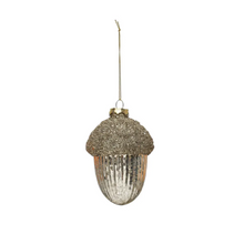 Load image into Gallery viewer, Mercury Glass Acorn Ornament
