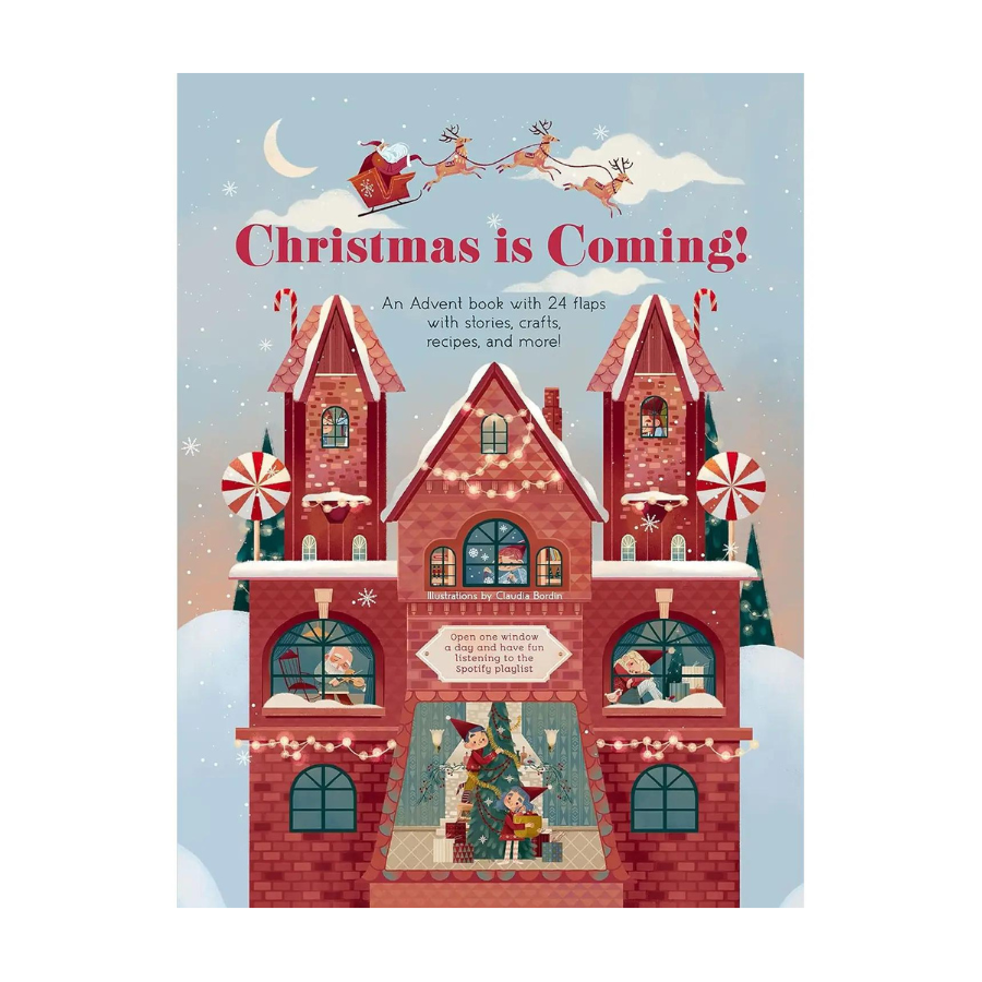 Christmas Is Coming! Advent Calendar Book w/ Crafts, Recipes