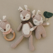 Load image into Gallery viewer, Crocheted Reindeer Doll
