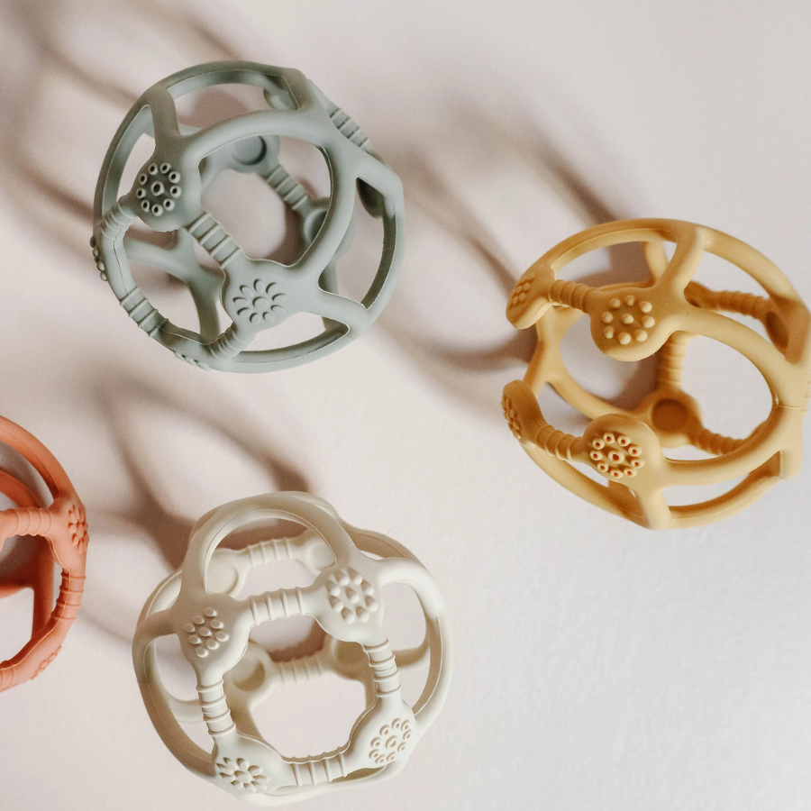 Textured Teether Ball | 2 Colors