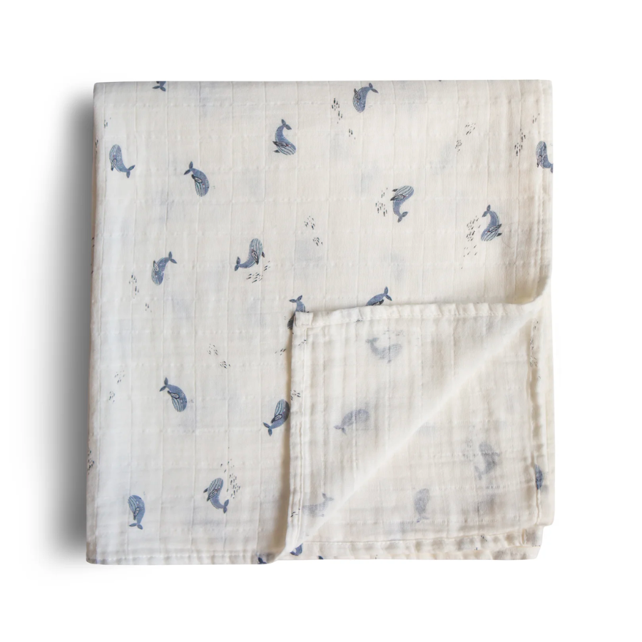 Swaddle Blanket | Whales