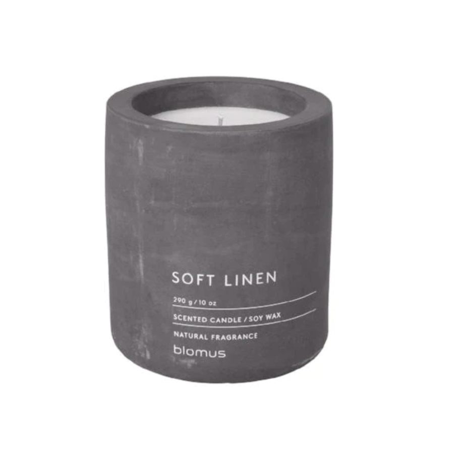 Concrete Candle | Soft Linen