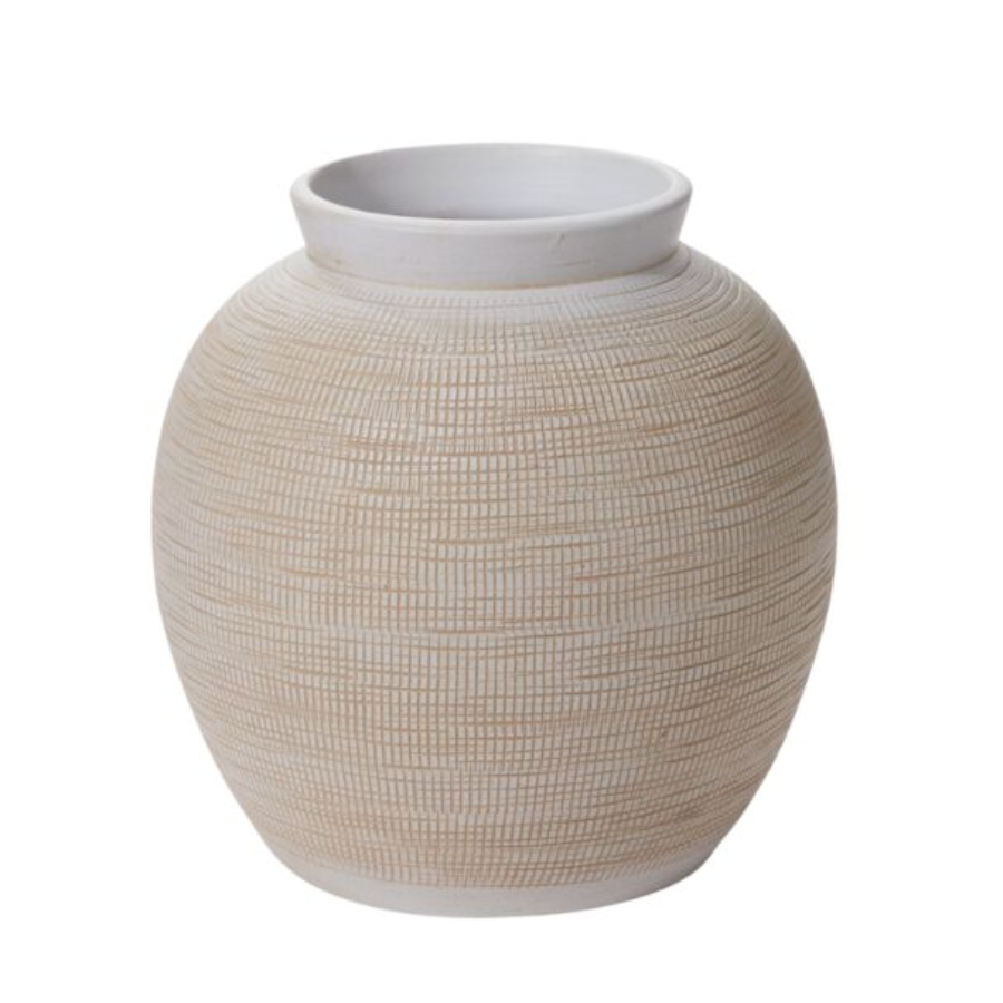 Stucco Vase | Round