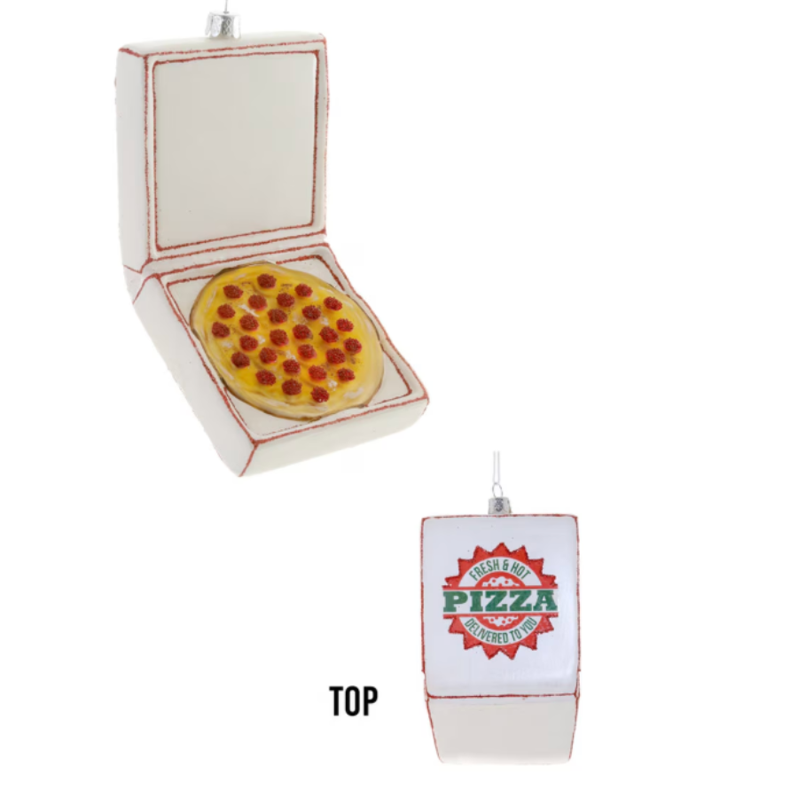 Pizza Delivery Box Ornament