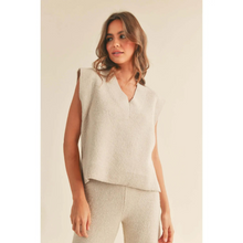 Load image into Gallery viewer, Katelyn Sweater Set | Vest | Ivory
