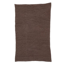 Load image into Gallery viewer, Stonewashed Waffle Tea Towel | Aubergine
