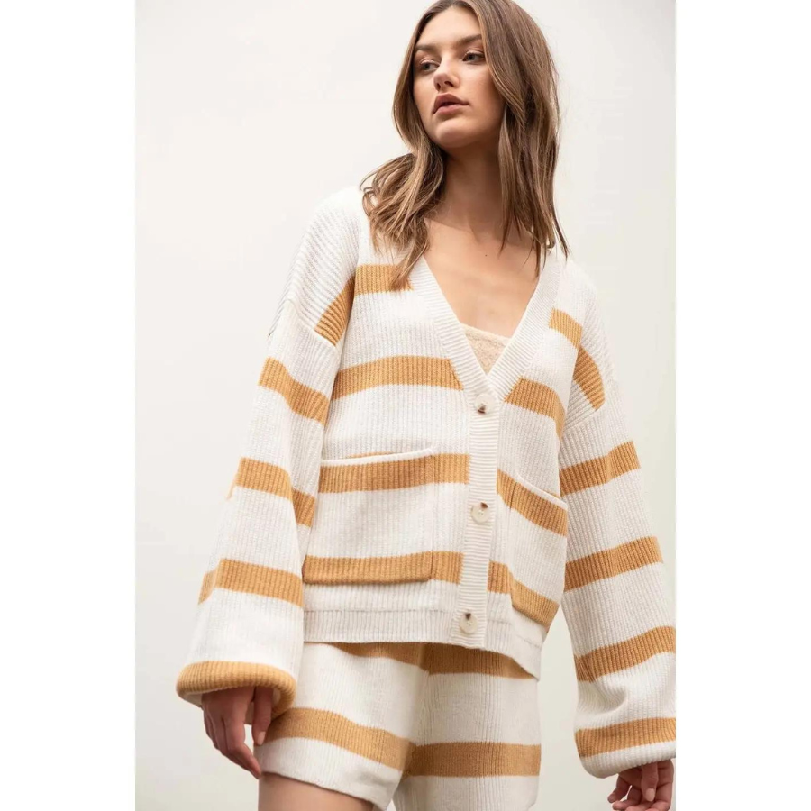 FINAL SALE | Striped Lounge Set