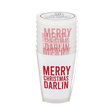 Load image into Gallery viewer, Reusable Cup Set | Christmas Darlin&#39; | 8 Pack
