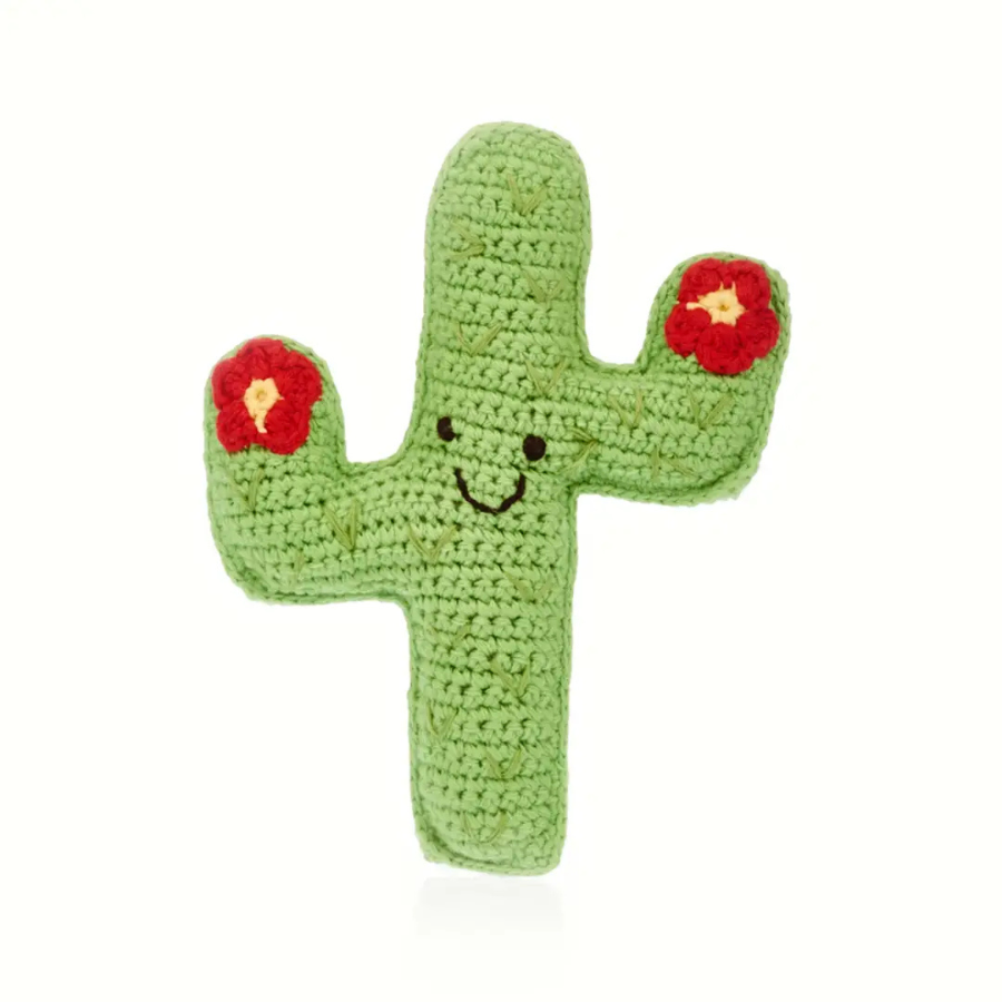 Crochet Rattle | Cactus