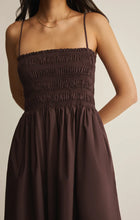 Load image into Gallery viewer, Cornelia Poplin Maxi Dress | Chocolate Cherry
