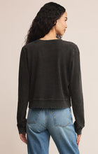 Load image into Gallery viewer, Daily Knit Denim Cardigan | Vintage Black
